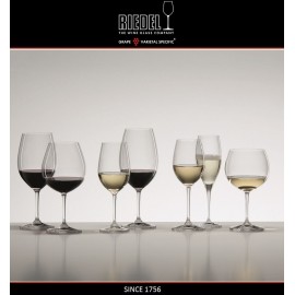 Бокалы для белых вин Chardonnay и Chablis, 2 шт, 350 мл, машинная выдувка, VINUM, RIEDEL