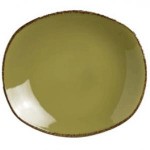 Тарелка мелкая овальная, L 20,5 см, W 18 см, серия Terramesa оливковый, Steelite