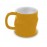 Кружка "мятая", 320 мл, желтый, керамика, серия Coffee Time, CERAFLAME