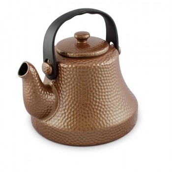 Чайник керамический Hammered, 1,9 л, цвет медь, керамика, CERAFLAME