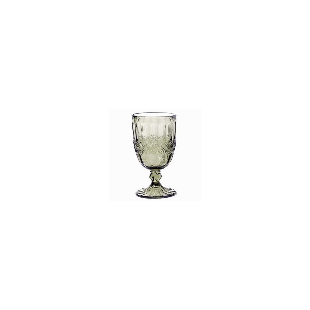 Бокал для вина «Соланж»; стекло; 275мл; D=80, H=146мм; олив.