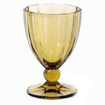 Бокал для вина, воды, 420 мл, D 9 см, H 14 см, стекло, цвет янтарный, серия Anais, Tognana