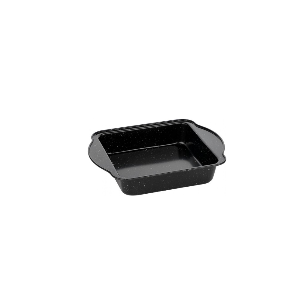 Форма для духовки квадратная, L 27 см, W 22,5 см, сталь, антипригарное покрытие, серия Black Marble, WALMER