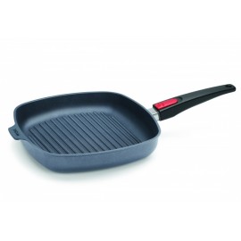 Сковорода гриль со съемной ручкой Diamond Lite Induction, 28х28 см, литой алюминий, алмазно-керамическое покрытие, WOLL