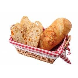 Корзина для хлеба и выпечки прямоугольная с ручками, красная клетка, ротанг, хлопок, Premier Housewares