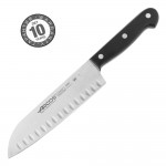 Нож поварской «Универсал»; сталь нерж., полиоксиметилен; L=292/170, B=42мм; черный, металлич.