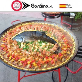 Сковорода для паэльи (паэльера) PULIDA на 120 порций, D 115 см, сталь карбоновая, GARCIMA