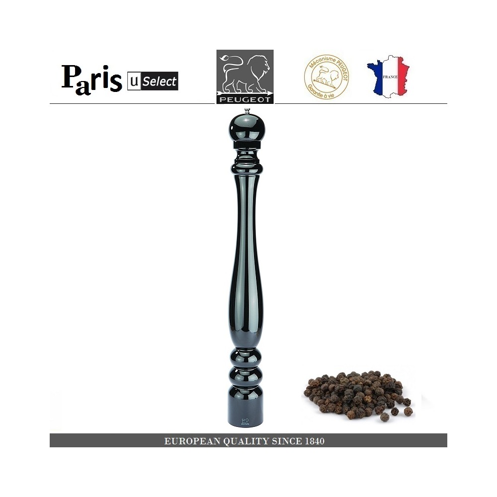 Мельница PARIS CLASSIC Laque Noir для перца, H 80 см, черный, PEUGEOT