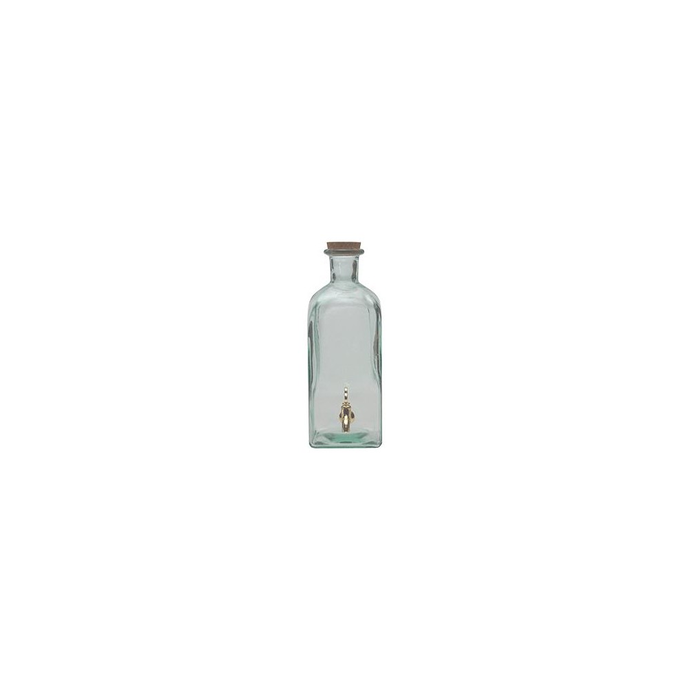 Бутылка с краном для напитков, 2 л., стекло, San Mig
