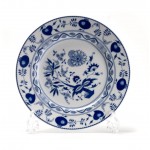 Десертная тарелка, D 22 см, декор Le Oignon Bleu, Tunisie Porcelaine