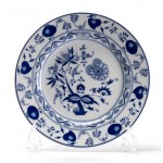 Мелкая обеденная тарелка, D 27 см, декор Le Oignon Bleu, Tunisie Porcelaine