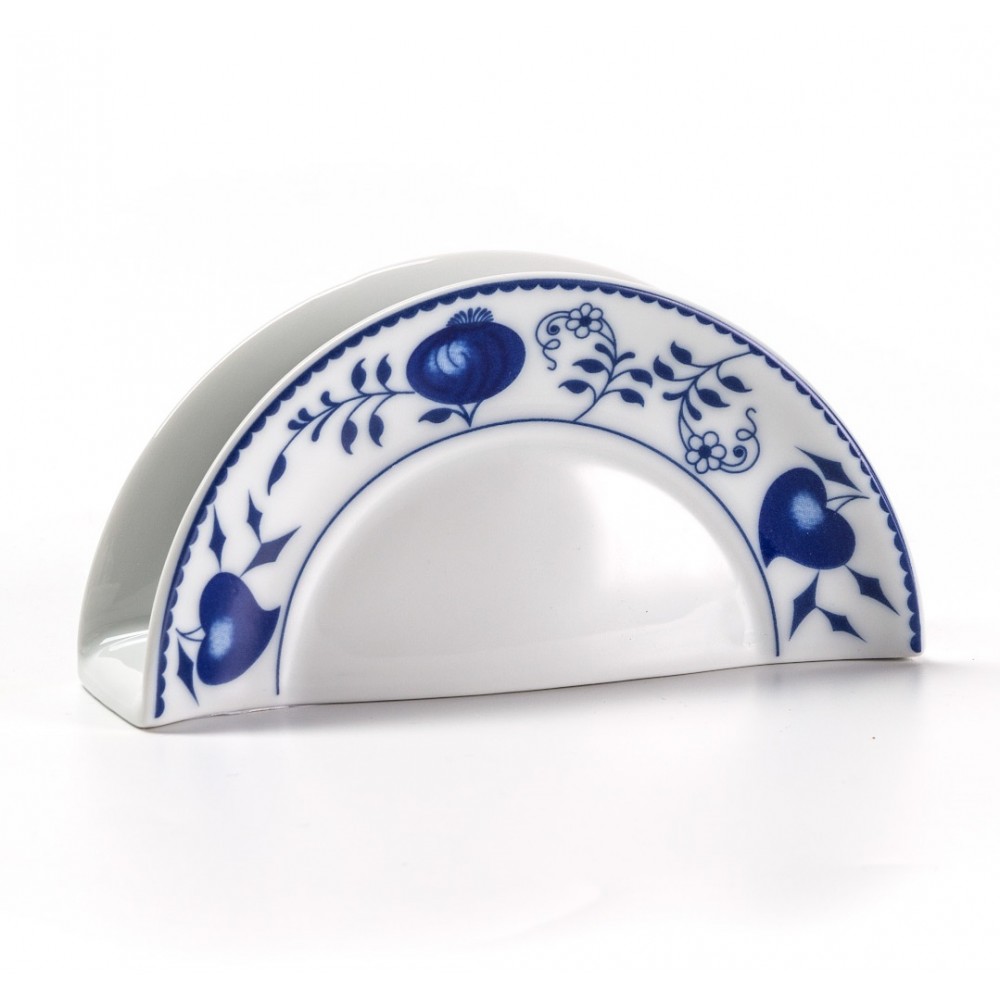 Салфетница, декор Le Oignon Bleu, Tunisie Porcelaine