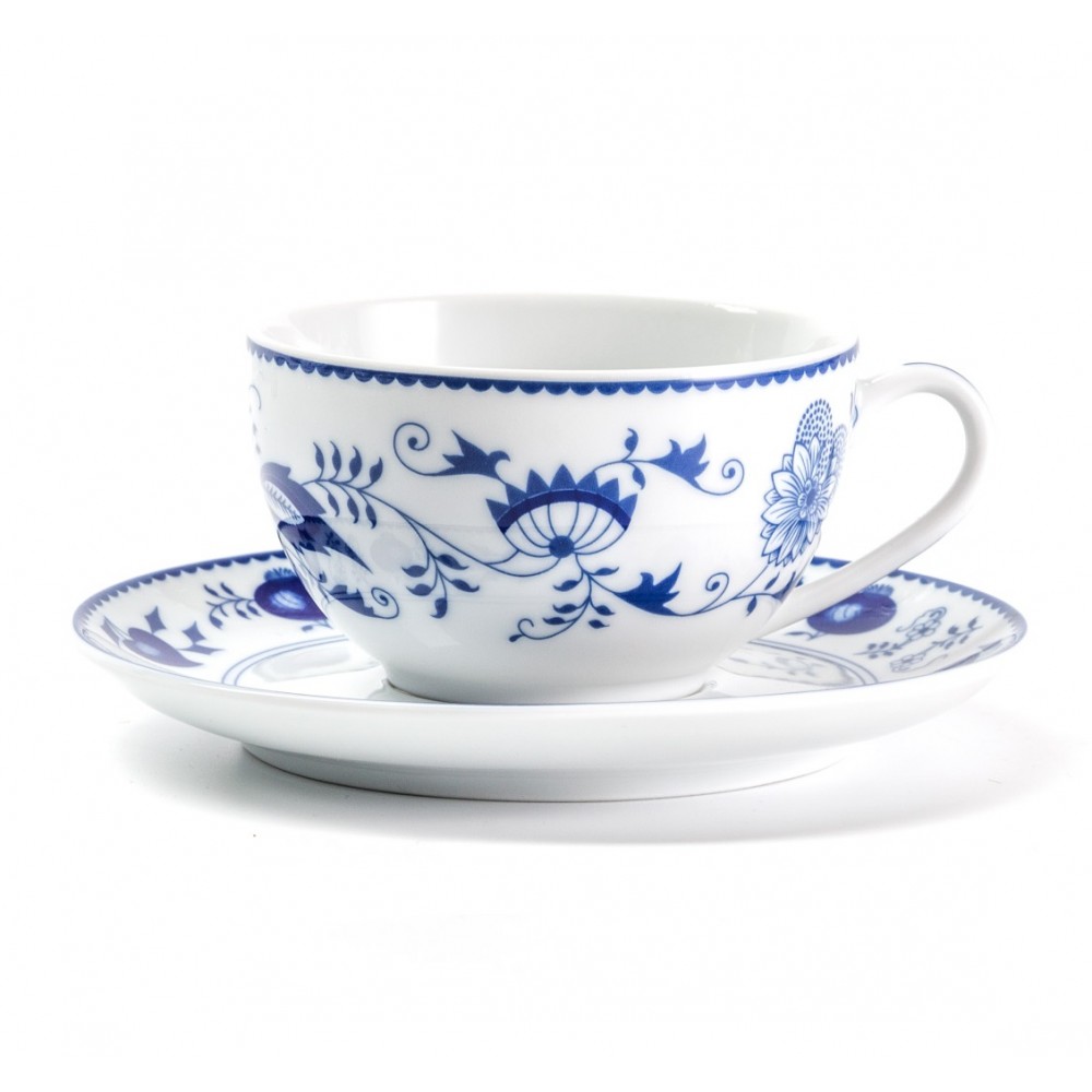 Пара чайная, 200 мл, декор Le Oignon Bleu, Tunisie Porcelaine