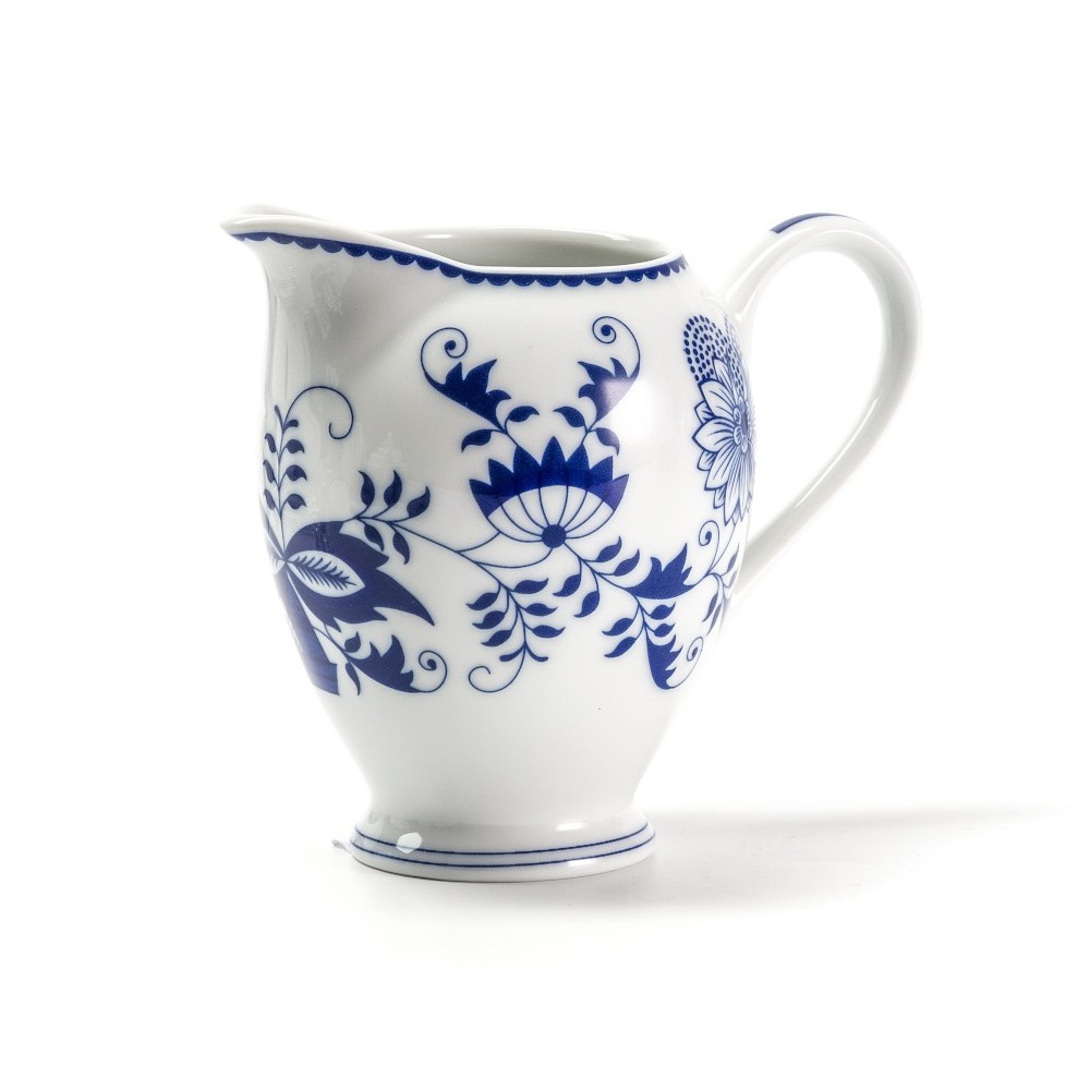 Молочник (сливочник), 240 мл, декор Le Oignon Bleu, Tunisie Porcelaine