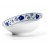 Салатник скошенный, D 12,5 см, декор Le Oignon Bleu, Tunisie Porcelaine