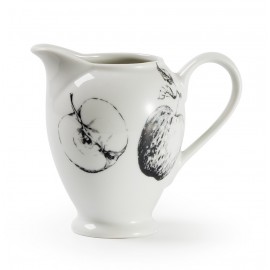 Молочник (сливочник), 220 мл, декор La Pomme Noire, Tunisie Porcelaine