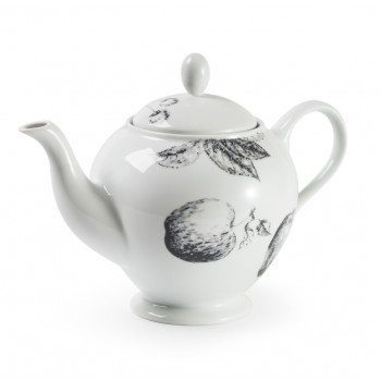 Заварочный чайник, 1,2 л, декор La Pomme Noire, Tunisie Porcelaine