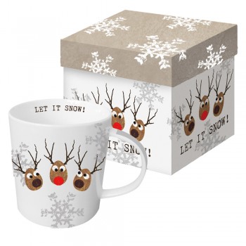 Кружка в подарочной коробке oh! let it snow!, Paperproducts Design