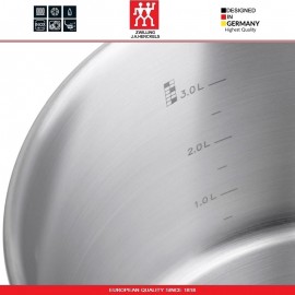 Кастрюля TWIN Classic, 3 л, D 20 см, индукционное дно, нержавеющая сталь 18/10, Zwilling