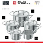 Набор посуды TWIN Classic, индукционное дно, 5 предметов, нержавеющая сталь 18/10, Zwilling