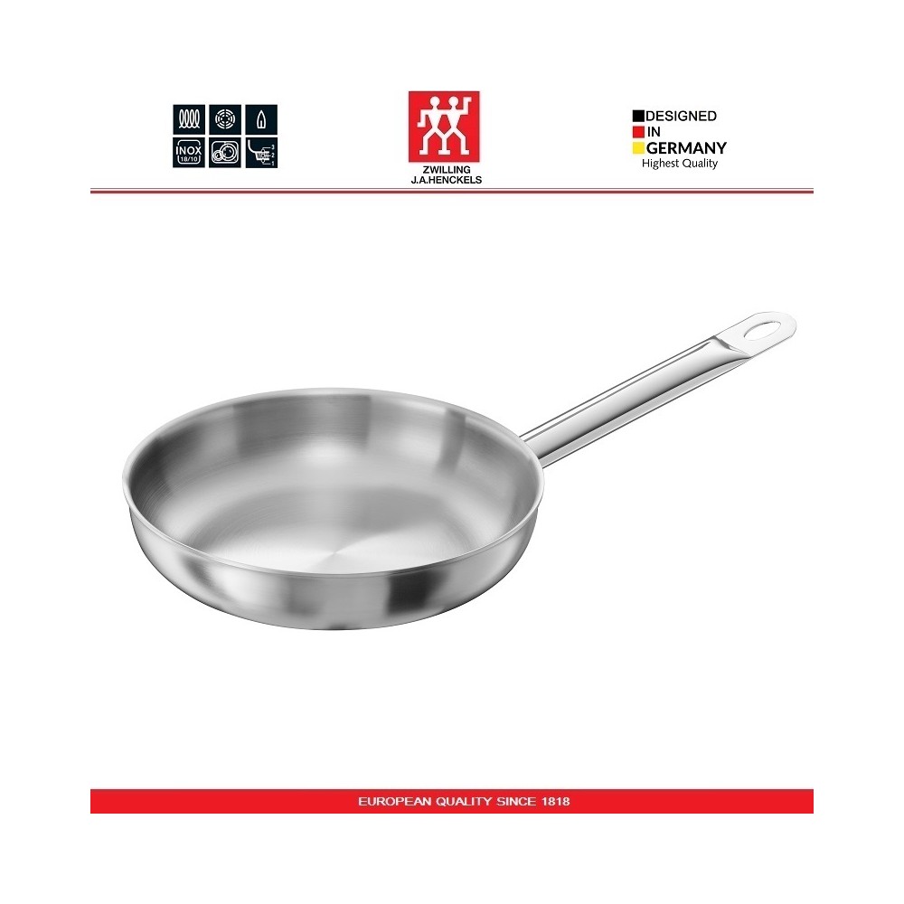 Сковорода TWIN Choice, D 20 см, индукционное дно, нержавеющая сталь 18/10, Zwilling
