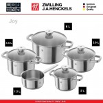 Набор кухонной посуды JOY, 5 предметов, индукционное дно, нержавеющая сталь 18/10, Zwilling