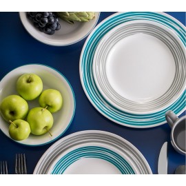 Набор посуды 16 предметов на 4 персоны, серия Brushed Cobalt Blue, CORELLE