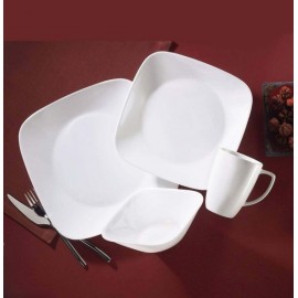 Набор посуды 16 предметов на 4 персоны, серия Pure White, Corelle