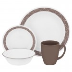 Набор посуды 16 предметов на 4 персоны, серия Sand Sketch, Corelle
