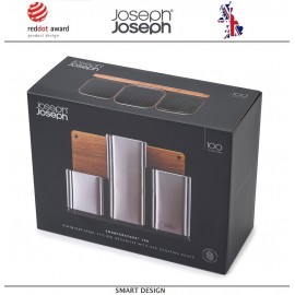 Органайзер CounterStore 100 для кухонных инструментов и ножей + деревянная доска, Joseph Joseph
