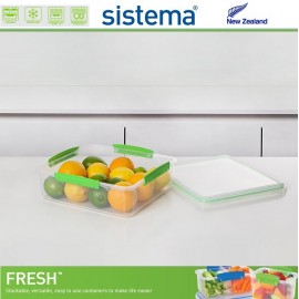 Контейнер, FRESH зеленый, 3.5 л, эко-пластик пищевой, SISTEMA