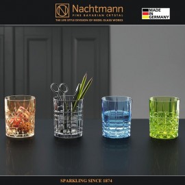 Низкий стакан HIGHLAND SQAURE серый, 345 мл, цветной хрусталь, Nachtmann