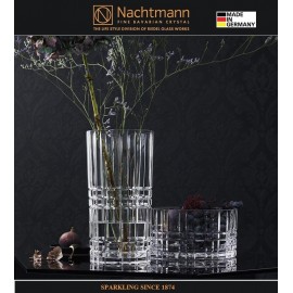 Ваза SQUARE для цветов, 28 см, бессвинцовый хрусталь, Nachtmann