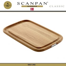 Доска Classic для нарезки и подачи, 25 x 39.5 cm, американский дуб, SCANPAN, Дания