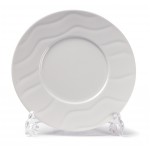 Мелкая обеденная тарелка волнистая, D 27 см, серия Les Vagues, Tunisie Porcelaine