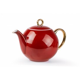 Сервиз чайный, 15 предметов, лиможский декор RED Gold, Tunisie Porcelaine