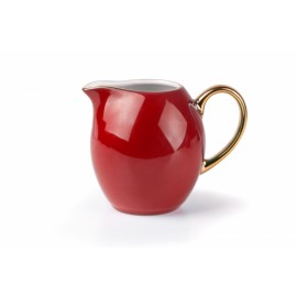 Сервиз чайный, 15 предметов, лиможский декор RED Gold, Tunisie Porcelaine