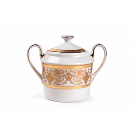 Сервиз чайный, 15 предметов, декор MIMOSA RAMSES OR, Tunisie Porcelaine