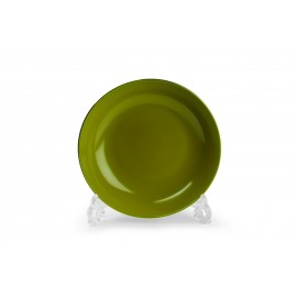 Набор глубоких тарелок, D 21 см, 6 шт, лиможский декор GREEN Gold, Tunisie Porcelaine