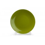 Набор обеденных тарелок, D 27 см, 6 шт, лиможский декор GREEN Gold, Tunisie Porcelaine