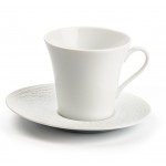 Пара чайная (кофейная), 220 мл, серия Le Nuage Blanc, Tunisie Porcelaine