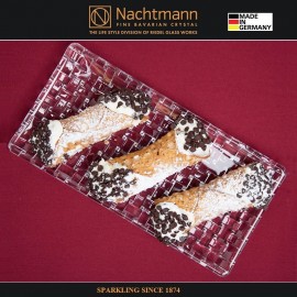 Блюдо BOSSA NOVA для закусок, 28x14 см, бессвинцовый хрусталь, Nachtmann