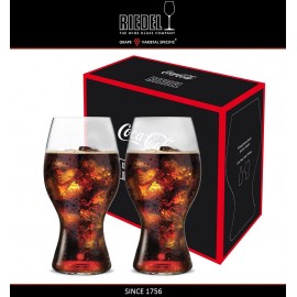 Набор бокалов для газировки BAR Coca-Cola Special Glass, 2 шт, 480 мл, хрусталин, Riedel