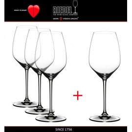Набор бокалов для белых и красных вин Riesling и Sauvignon Blanc, 4 шт, объем 460 мл, машинная выдувка, Heart to Heart, RIEDEL