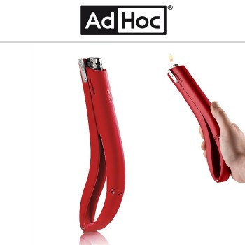 Зажигалка FIRE FINGER бытовая газовая, красный, AdHoc