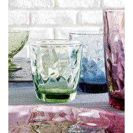 Низкий стакан, 305 мл, D 8,5 см, H 9,3 см, стекло, цвет зеленый, Diamond, Bormioli Rocco - Fidenza