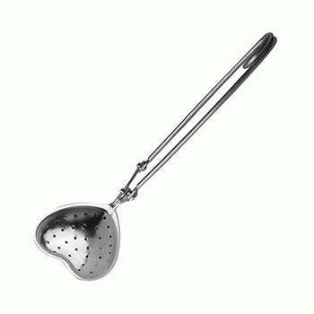 Ситечко-ложка для чая «Сердце», L 15,5 см, W 4 см, сталь нержавеющая