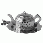 Сито для чая с подставкой , D 6 см, H 2,5 см, сталь нержавеющая, RTea