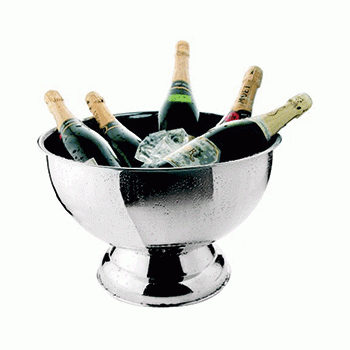 Емкость для охлаждения шампанского, D 40 см, H 26 см, сталь нержавеющая, Werner A.Schulz