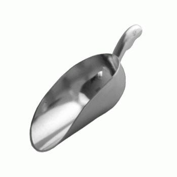 Совок для льда, H 4 см, L 18 см, W 6 см, сталь нержавеющая, Co-Rect
